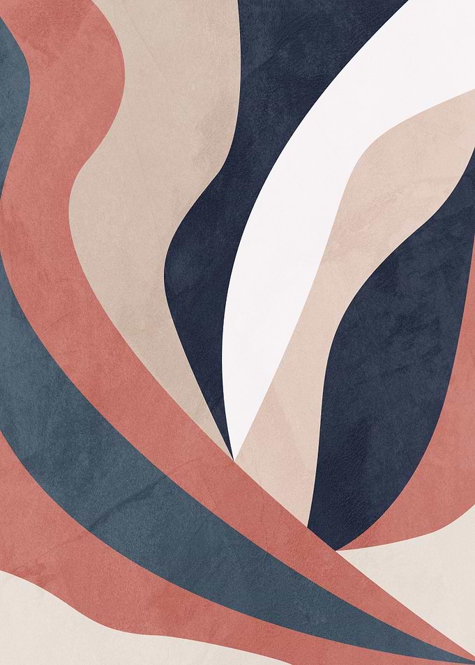 Abstract Wavy Shapes