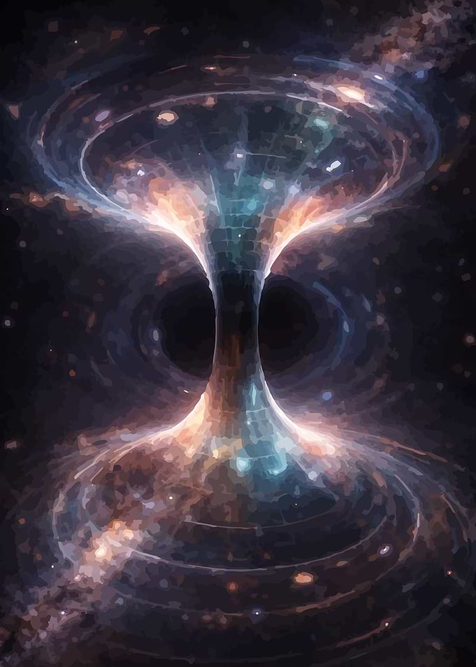 Cosmic Wormhole and Nebula