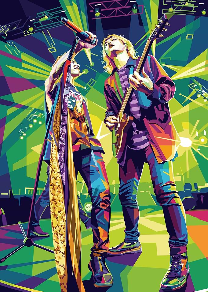 Rock Band Performing on Stage