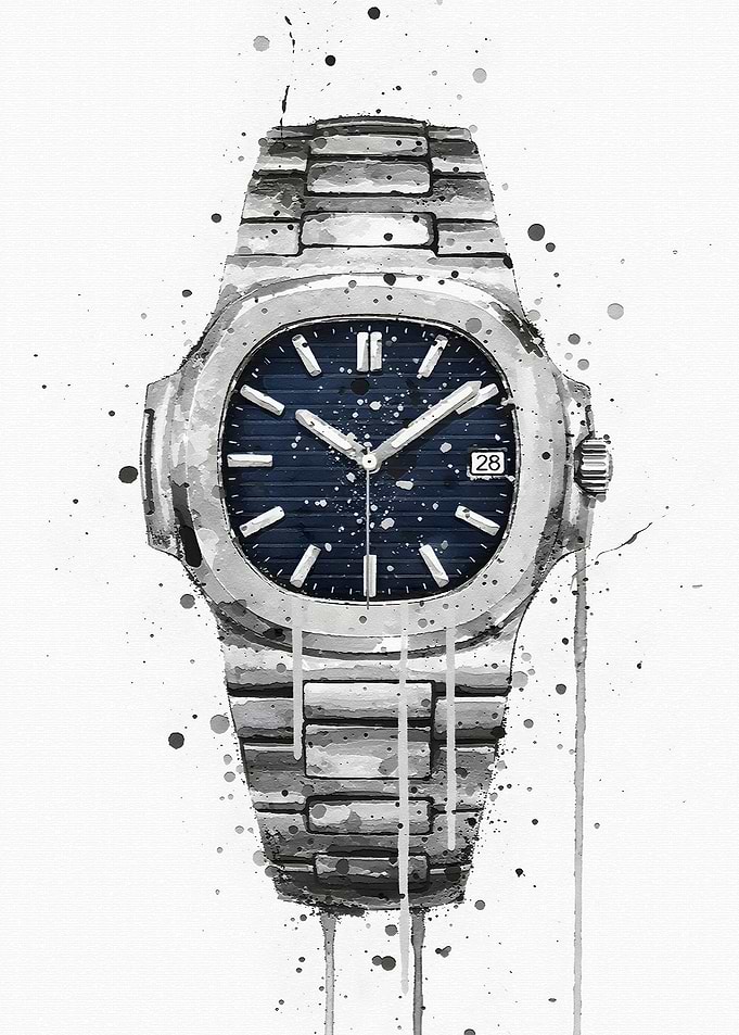 Watercolor Watch Painting