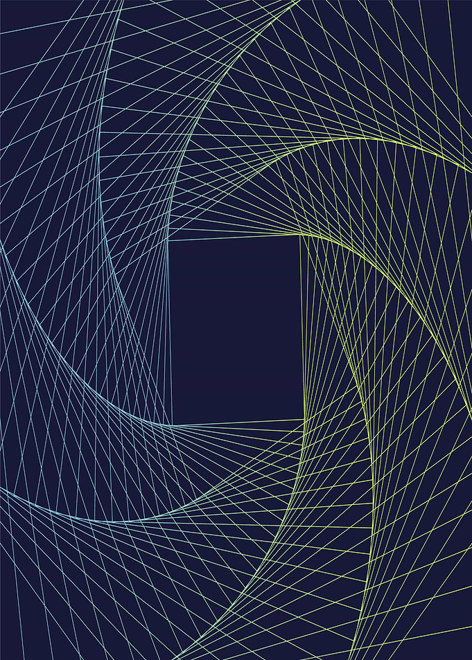 Abstract Geometric Swirl Pattern