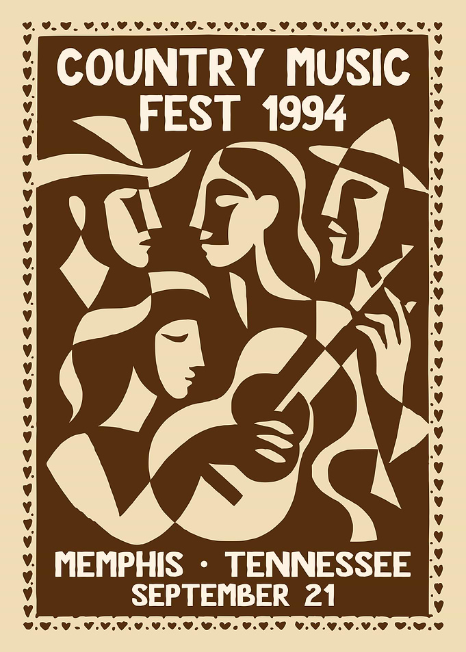 Memphis Country Fest Poster