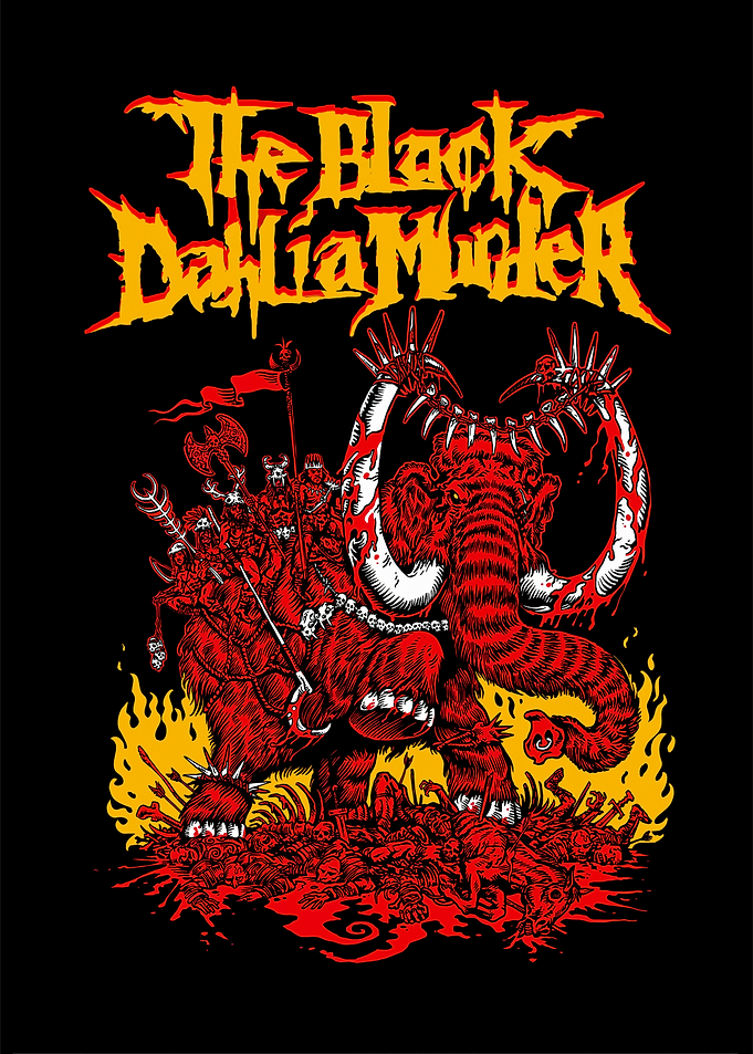 The Black Dahlia Murder Mammoth Illustration