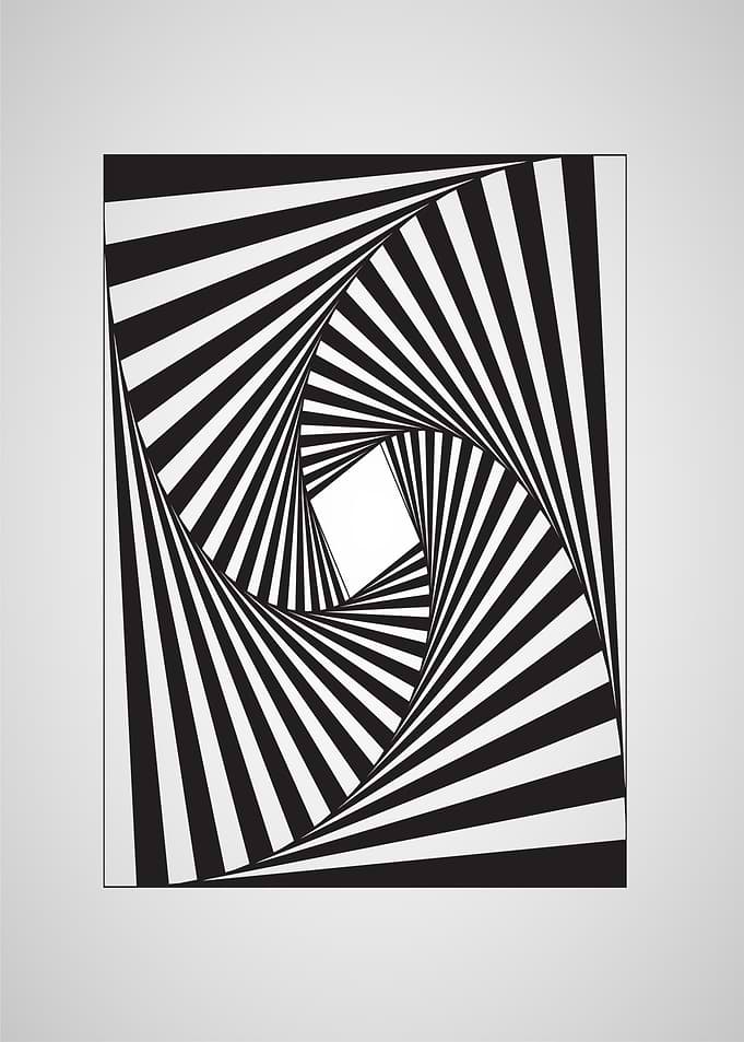 Optical Illusion Swirl Pattern