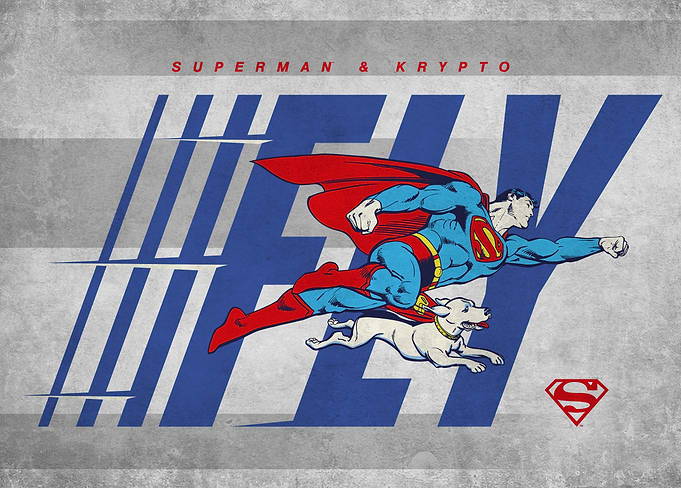 Superman and Krypto: Iconic Flight