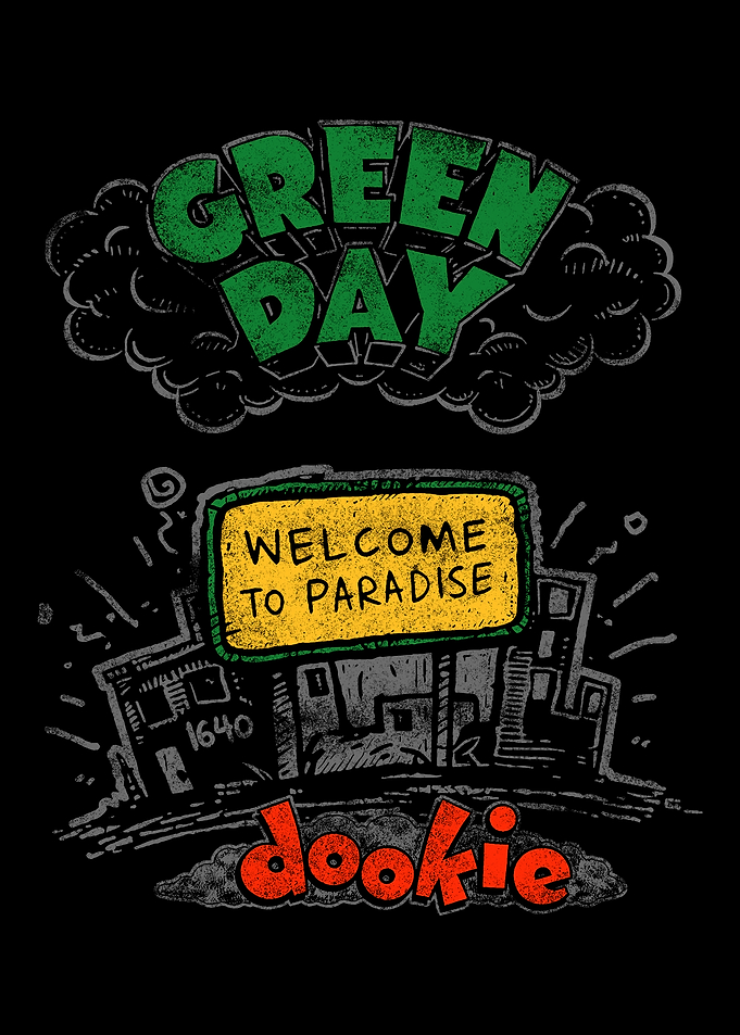 Green Day Dookie Album Art