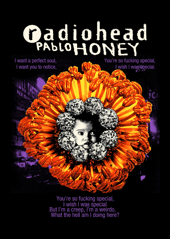 Radiohead Pablo Honey Album Art