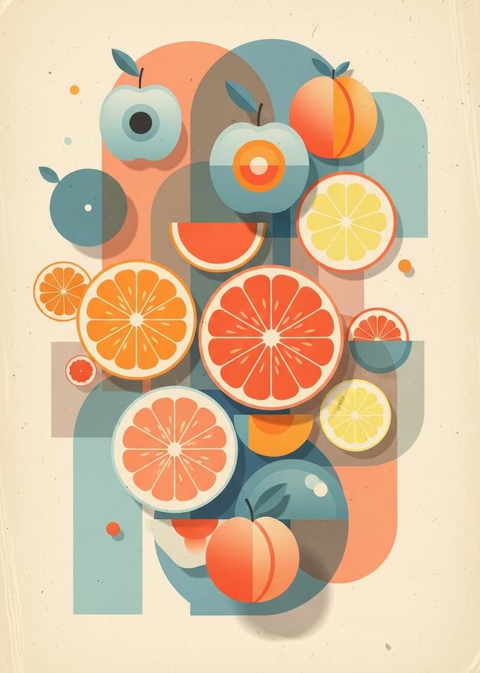 Abstract Fruit Composition