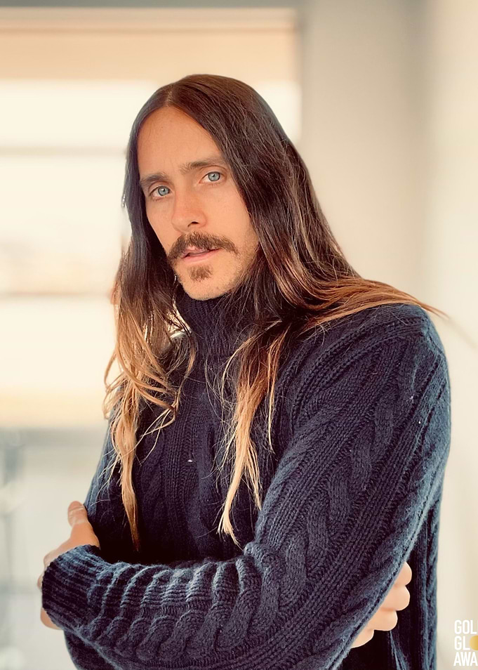 Jared Leto in a Turtleneck Sweater