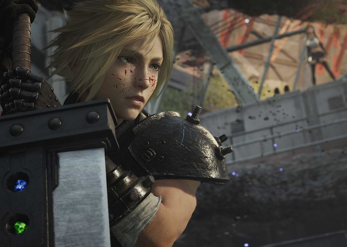 Final Fantasy VII Cloud Strife with Buster Sword