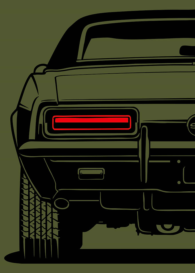 Retro Car Tail Light