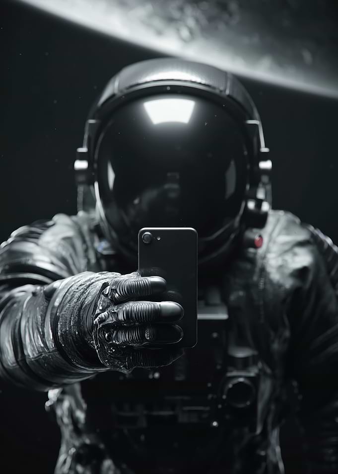 Astronaut Space Selfie