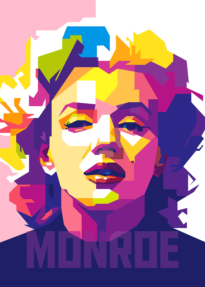 Marilyn Monroe Pop Art Portrait