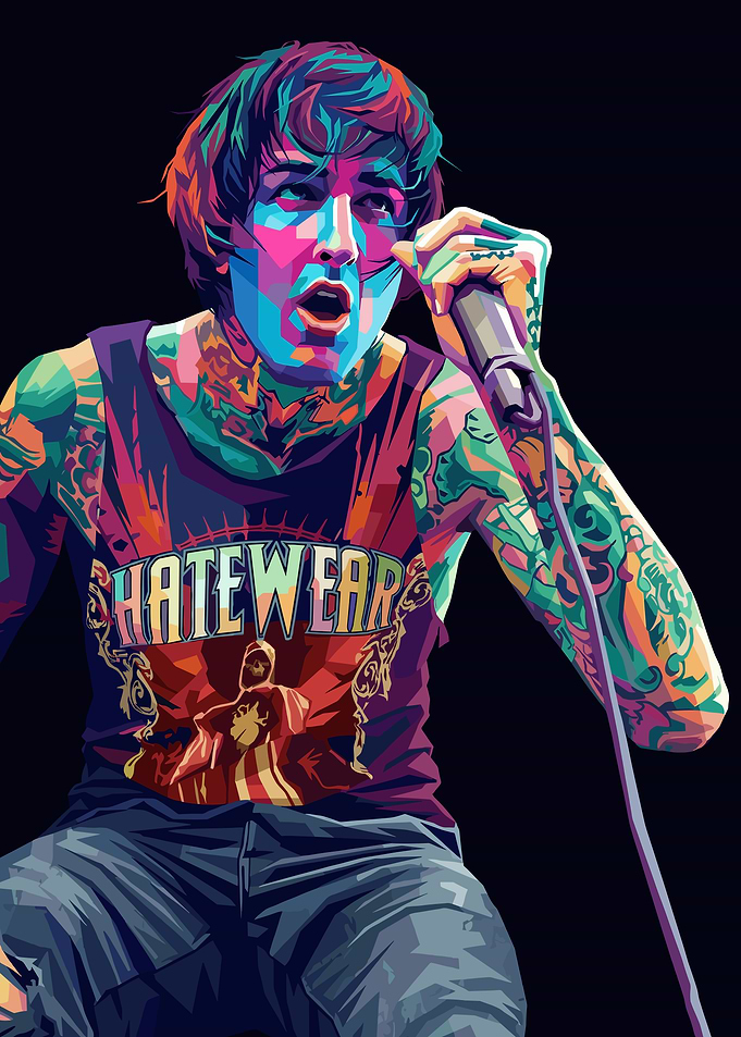 Oli Sykes Pop Art Portrait