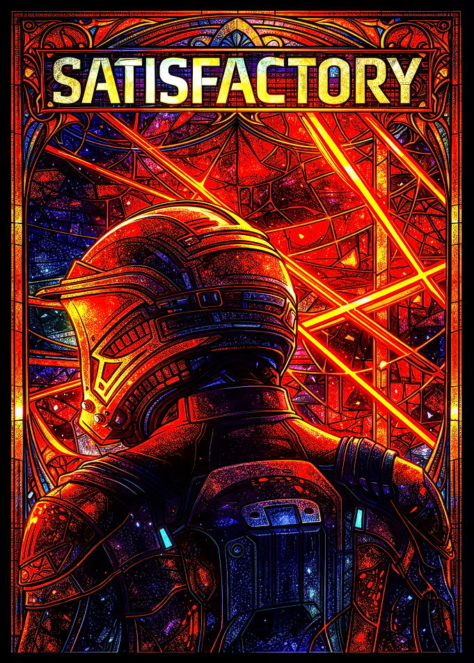 Satisfactory Stained Glass Poster