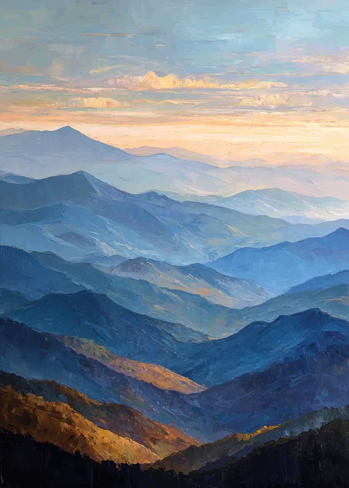 Sunrise Over Blue Mountains