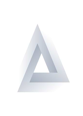 Impossible Triangle Optical Illusion