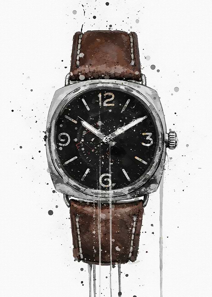 Watercolor Watch Painting