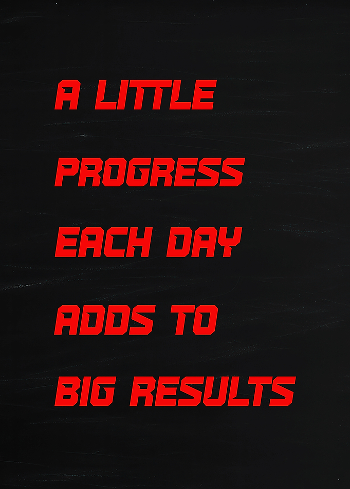 Inspirational Quote on Black Background