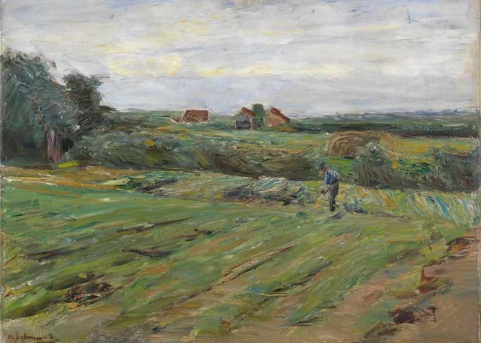 Farmer Working in a Field