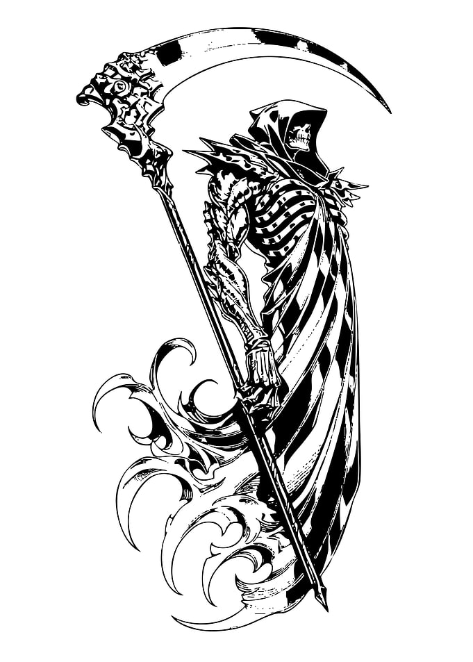 Grim Reaper with Scythe
