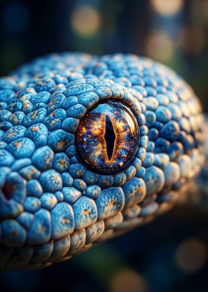 The Cosmic Serpent Gaze