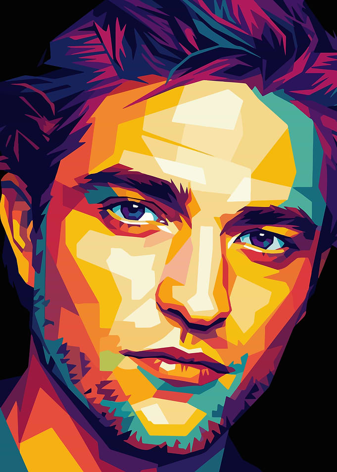 Robert Pattinson Pop Art Portrait