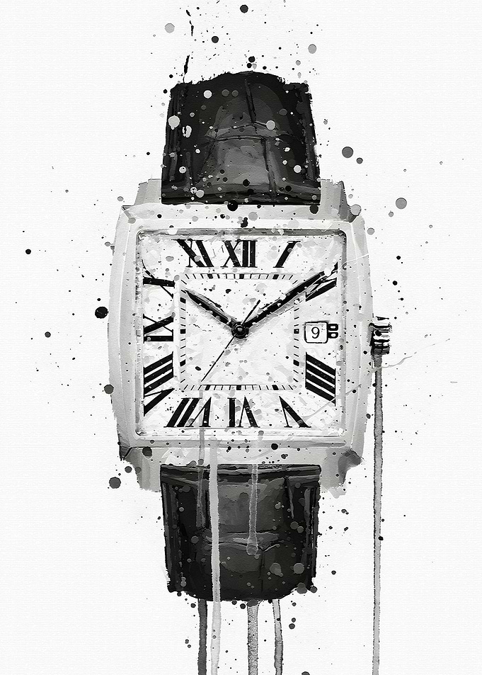 Watercolor Watch Painting