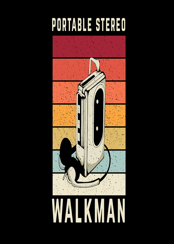 Retro Walkman Portable Stereo