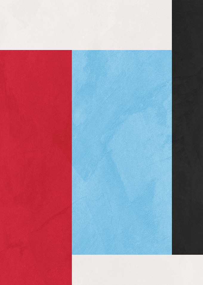 Abstract Geometric Color Blocks