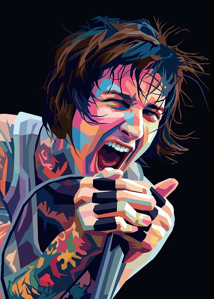 Oli Sykes Pop Art Portrait