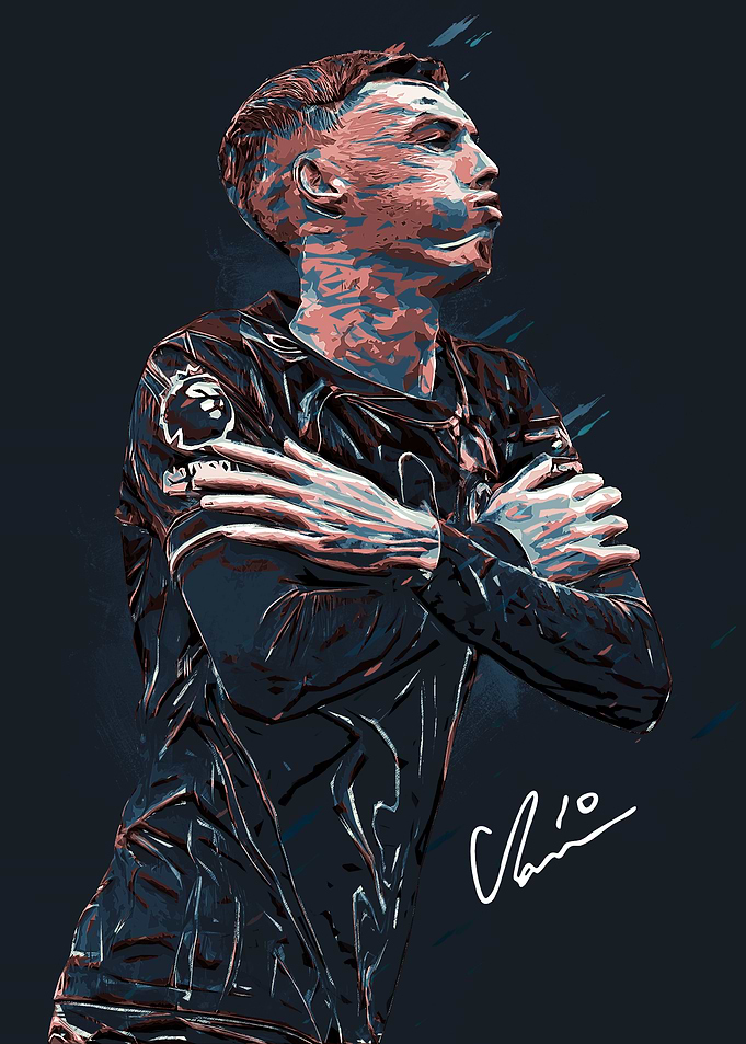 Cole Palmer Celebration Art