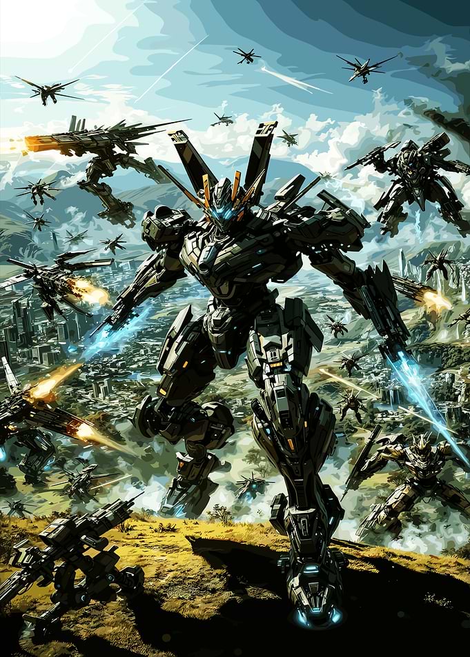 Titan kid robot war