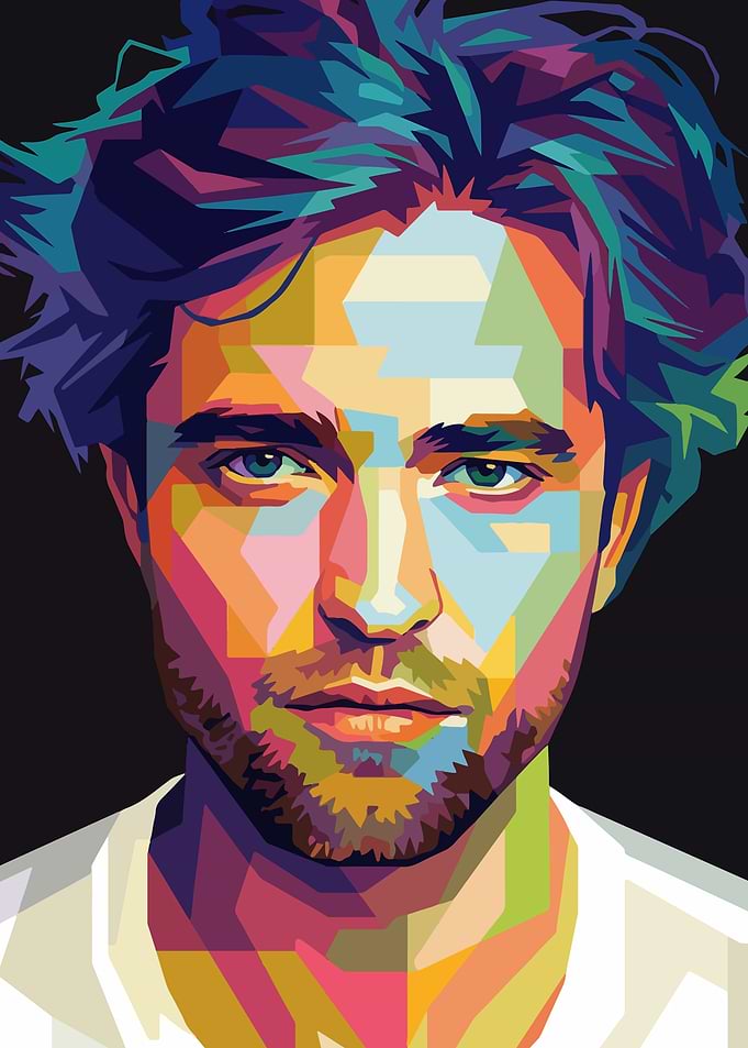 Robert Pattinson Pop Art Portrait