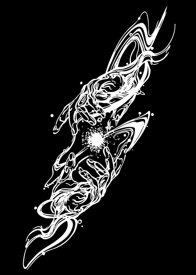 Cosmic Hands Reaching for Light