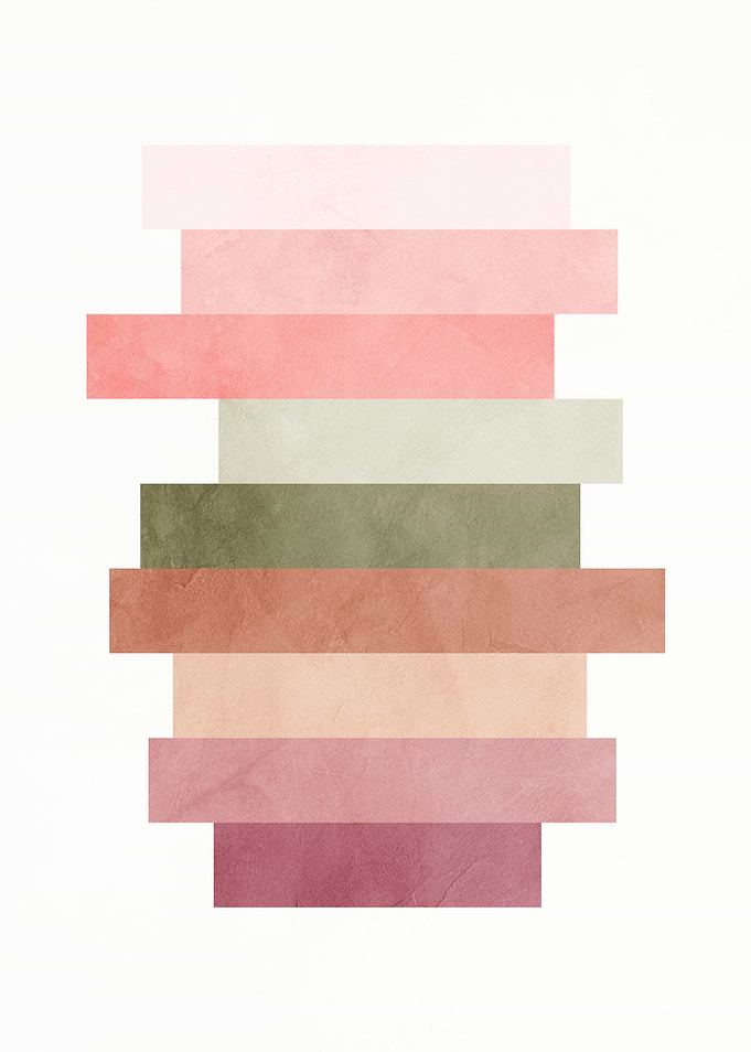 Abstract Geometric Color Blocks