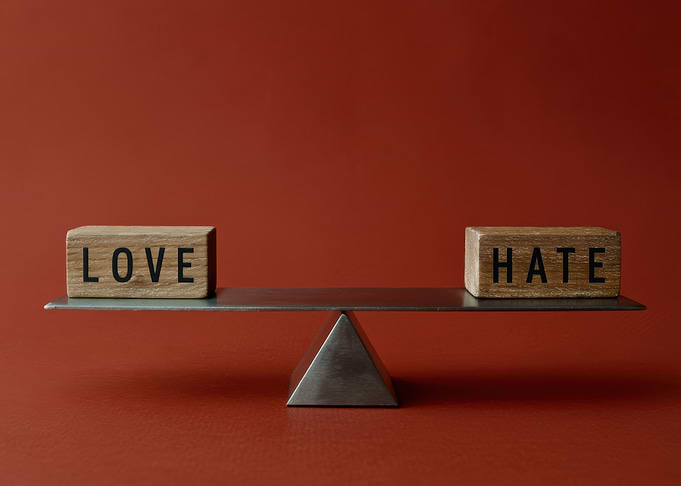 Love and Hate on a Scale