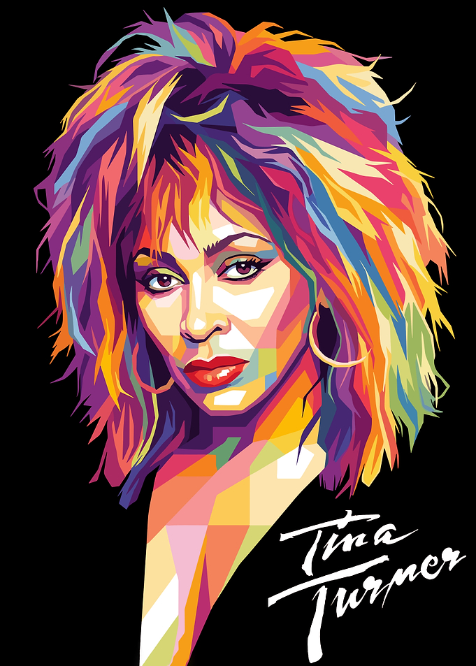 Tina Turner Pop Art Portrait