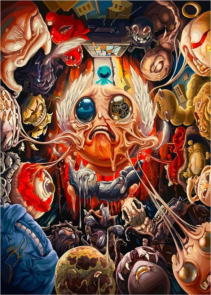 Surreal and Grotesque Character Collage