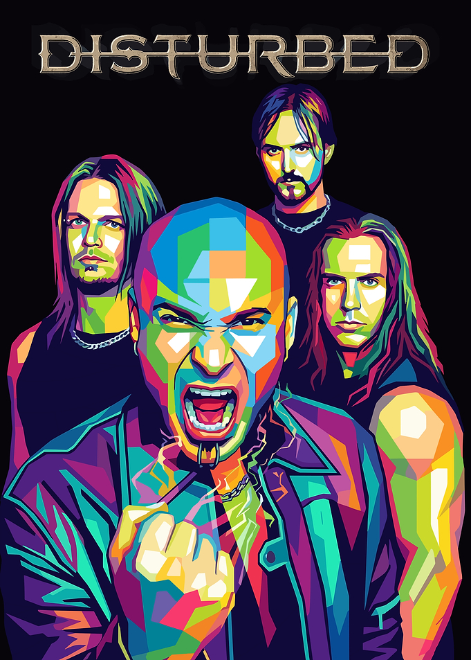 Disturbed Band Pop Art