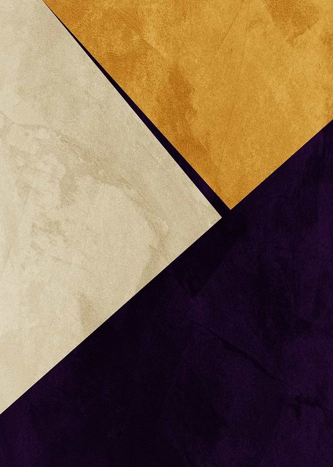 Abstract Geometric Color Block Design