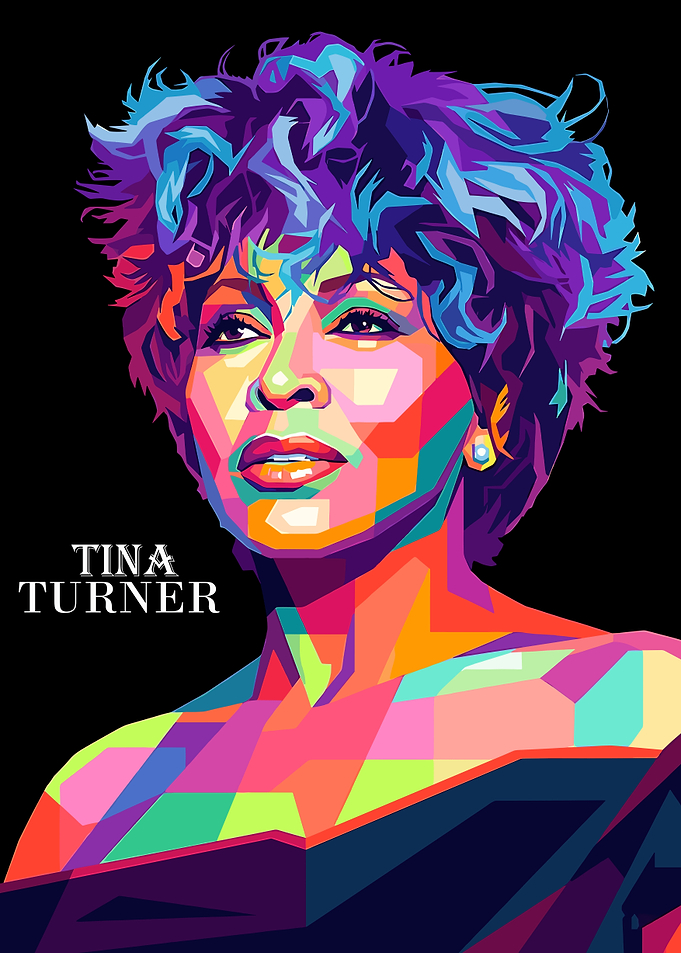 Tina Turner Pop Art Portrait