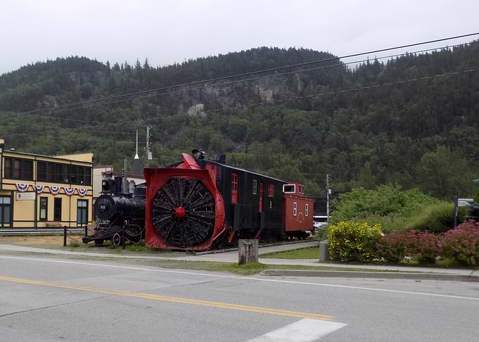 Vintage Snow Plow Train