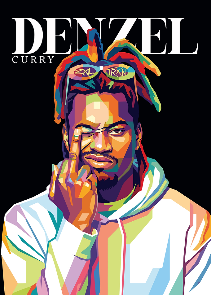 Denzel Curry WPAP Portrait