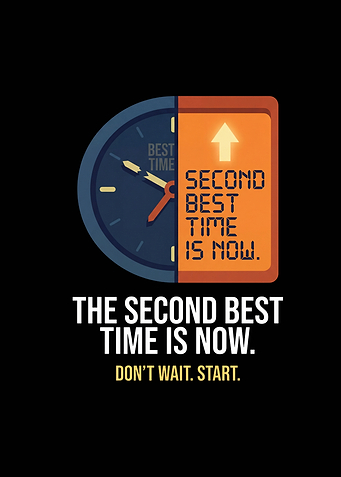 The Second Best Time Is Now