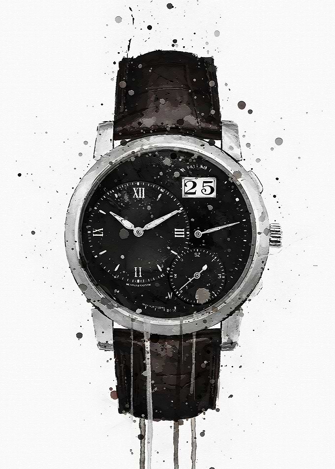 Watercolor Watch Painting