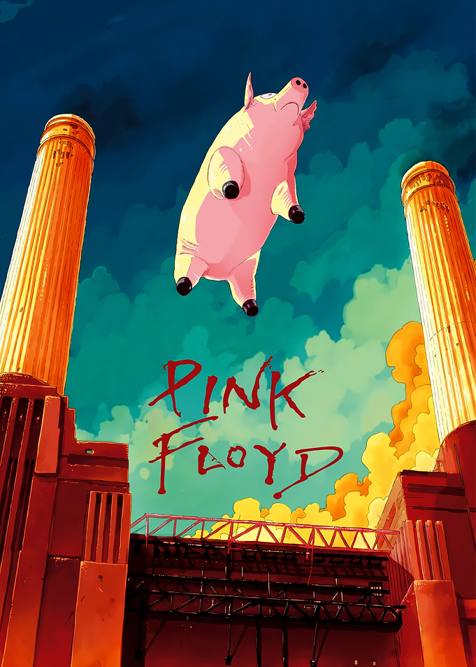 Pink Floyd Flying Pig Artwork