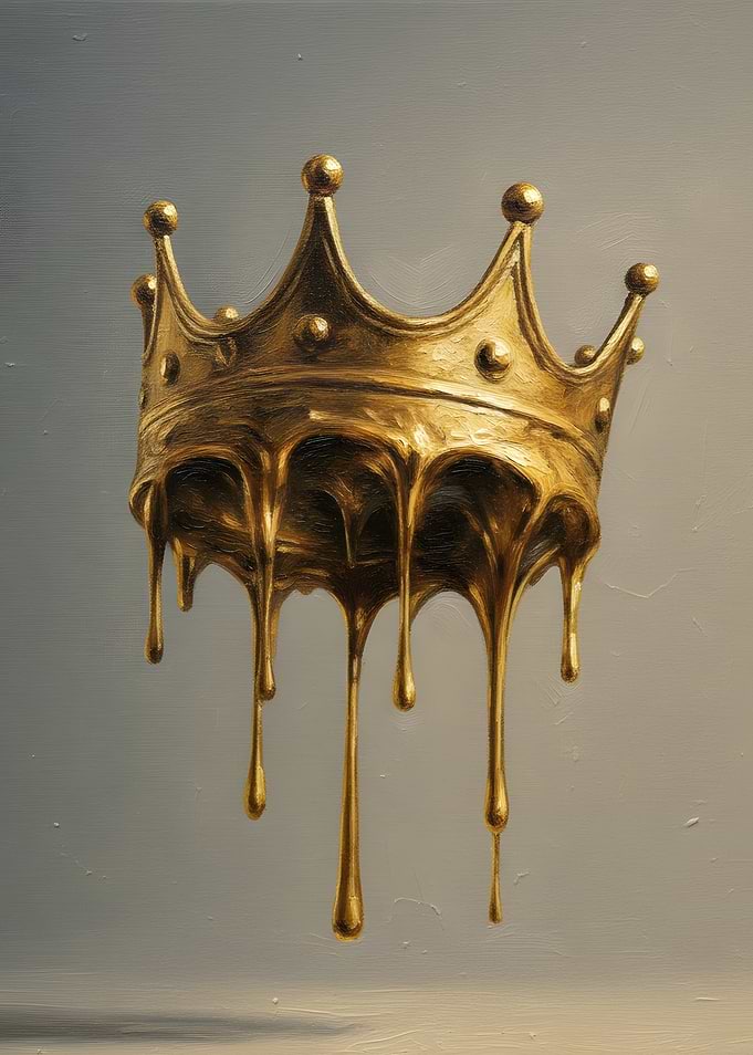 Melting Gold Crown