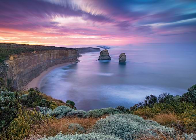 Dramatic Sunset at the Twelve Apostles