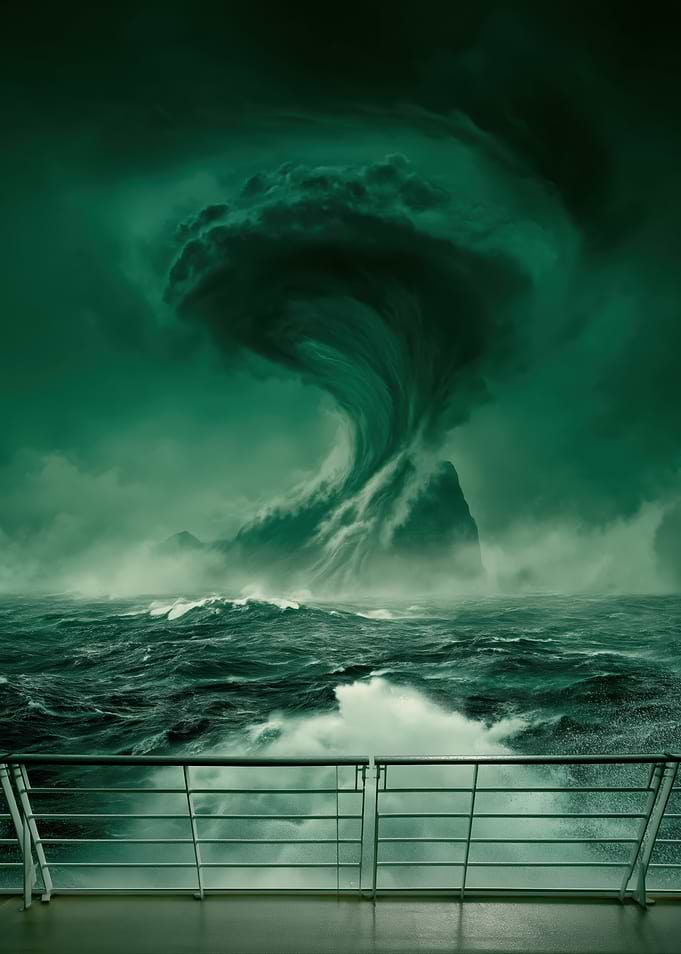 Massive Ocean Storm